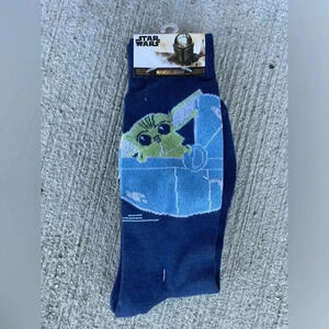 Star Wars Baby Yoda Mandalorian Socks NEW